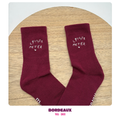 sokken bordeaux