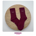 sokken bordeaux
