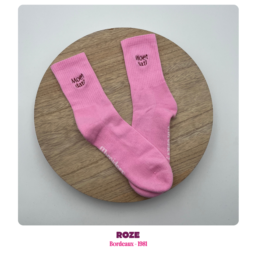 sokken roze