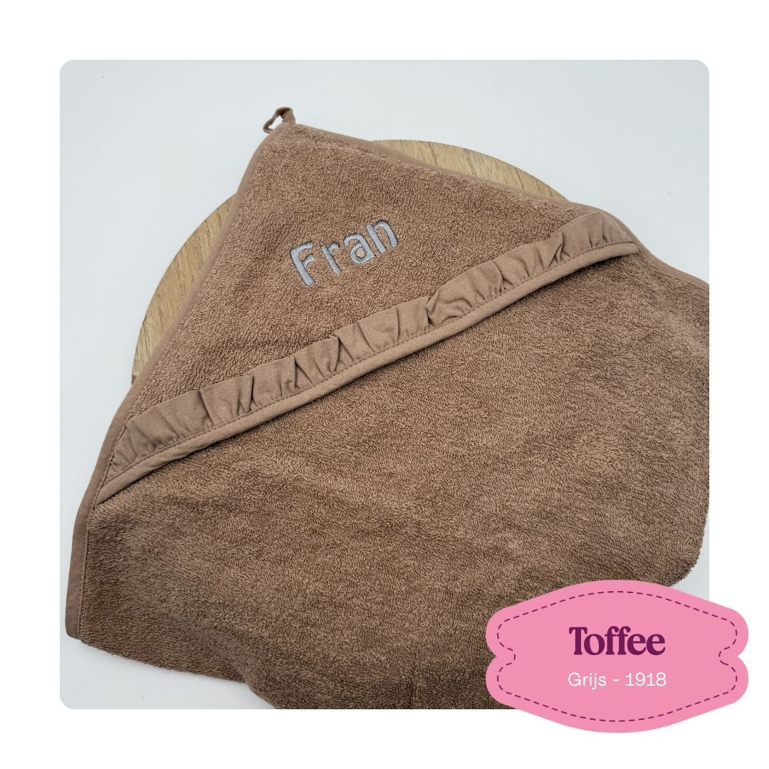 Badcape baby ruffel