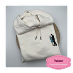 hoodie geborduurd met trouwfoto persoonlijk cadeau MBroidery