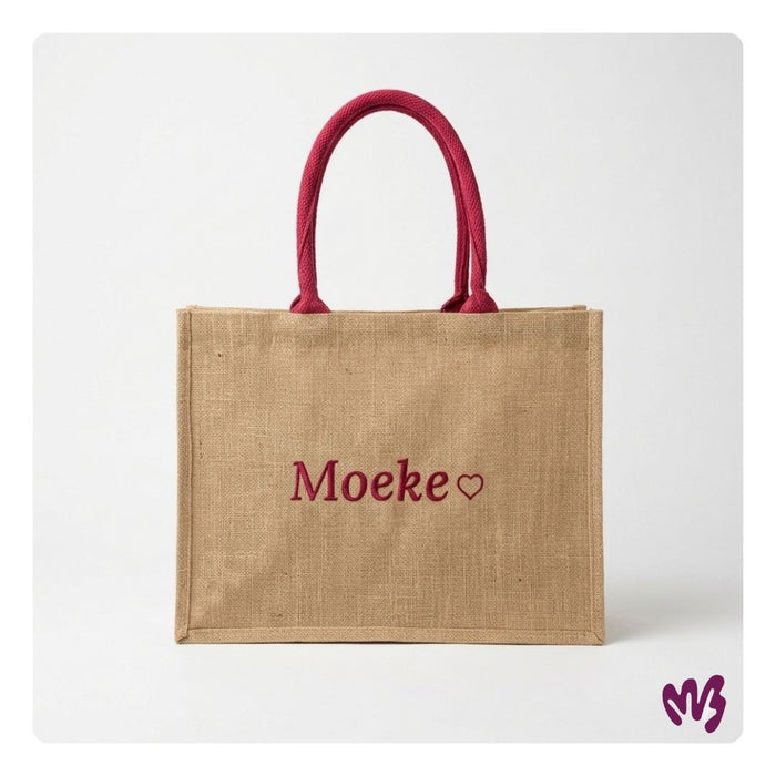 Jute tas groot