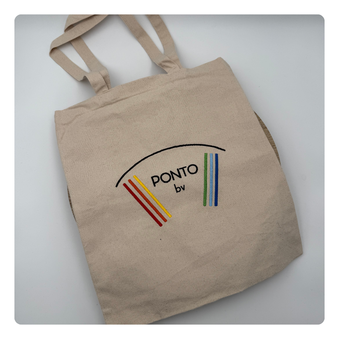 Gepersonaliseerde tote bag met logo– handgemaakt in België