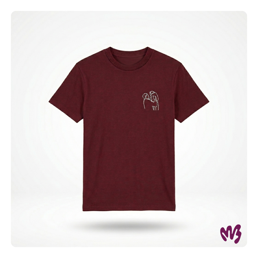 Geborduurde T-shirt