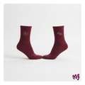 sokken bordeaux