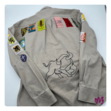 Borduren op je scoutshemd