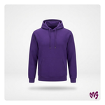 Geborduurde hoodie in paars