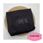 sweater geborduurd met foto van huisdieren MBroidery