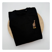 Geborduurde T-shirt met opgevulde afbeelding
