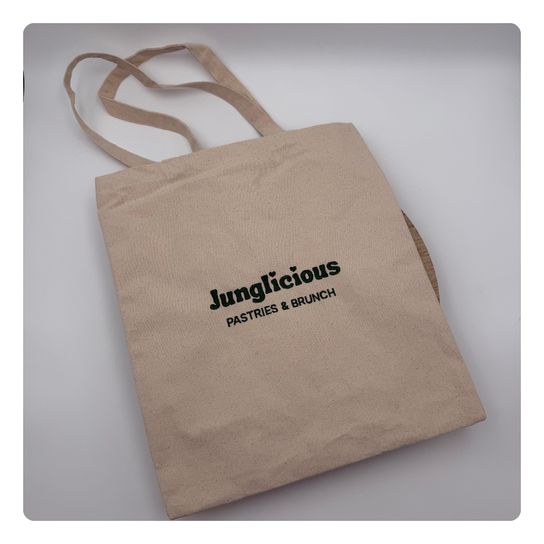 Geborduurde tote bag
